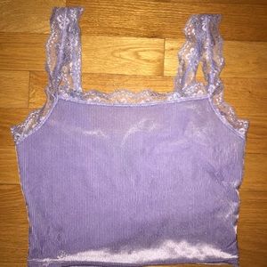 Forever 21 Lavender velvet tank top